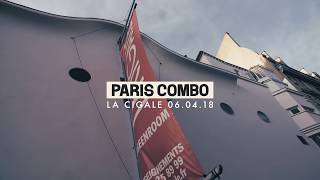PARIS COMBO // Live@la Cigale in Paris (extracts dont &quot;Living Room&quot;, &quot;Tako Tsubo&quot;))