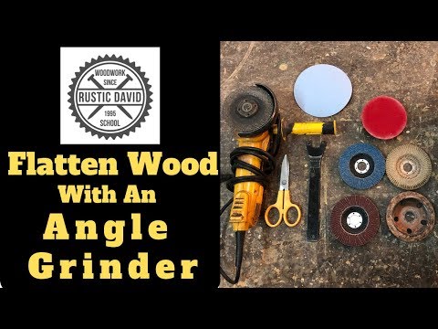How to use Your Angle Grinder on Wood