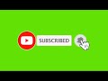 Green Screen Subscribe Button (No Copyright) Free to use