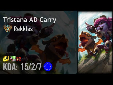 Tristana AD Carry vs Kog'Maw - Rekkles - EUW Challenger Patch 6.15