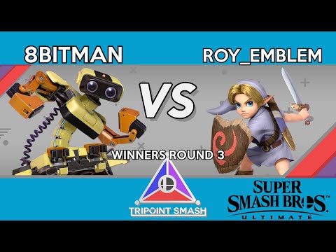 Tripoint Smash 45 - Winners Round 3 - 8BitMan (ROB) Vs. Roy_Emblem (Young Link)