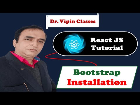 React Tutorial 12 Bootstrap Installation For React React Bootstrap Dr Vipin Classes