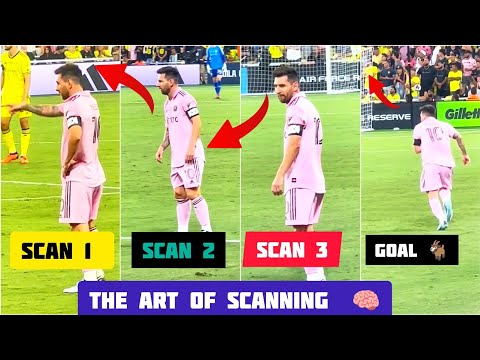 Lionel Messi Amazing Vision & Awareness against Nashville | Messi Art of Scanning the Pitch 👽🐐
