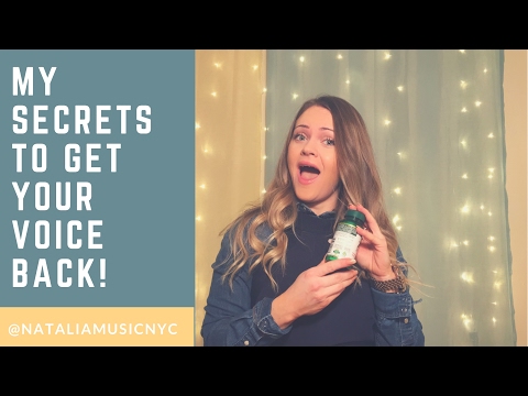 My Secrets to getting Your Voice Back! | NATALIA's Online Vocal Studio