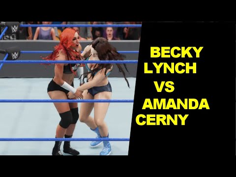 WWE 2K18 Becky Lynch vs Amanda Cerny - Knockout Match