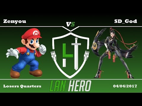 LAN Hero Tuesday #22 eM | Zenyou (Mario) Vs SD_God (Bayonetta) - Losers Quarters