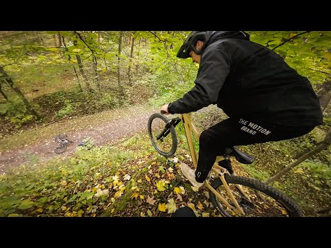Steep MTB trails on a freeride bike!