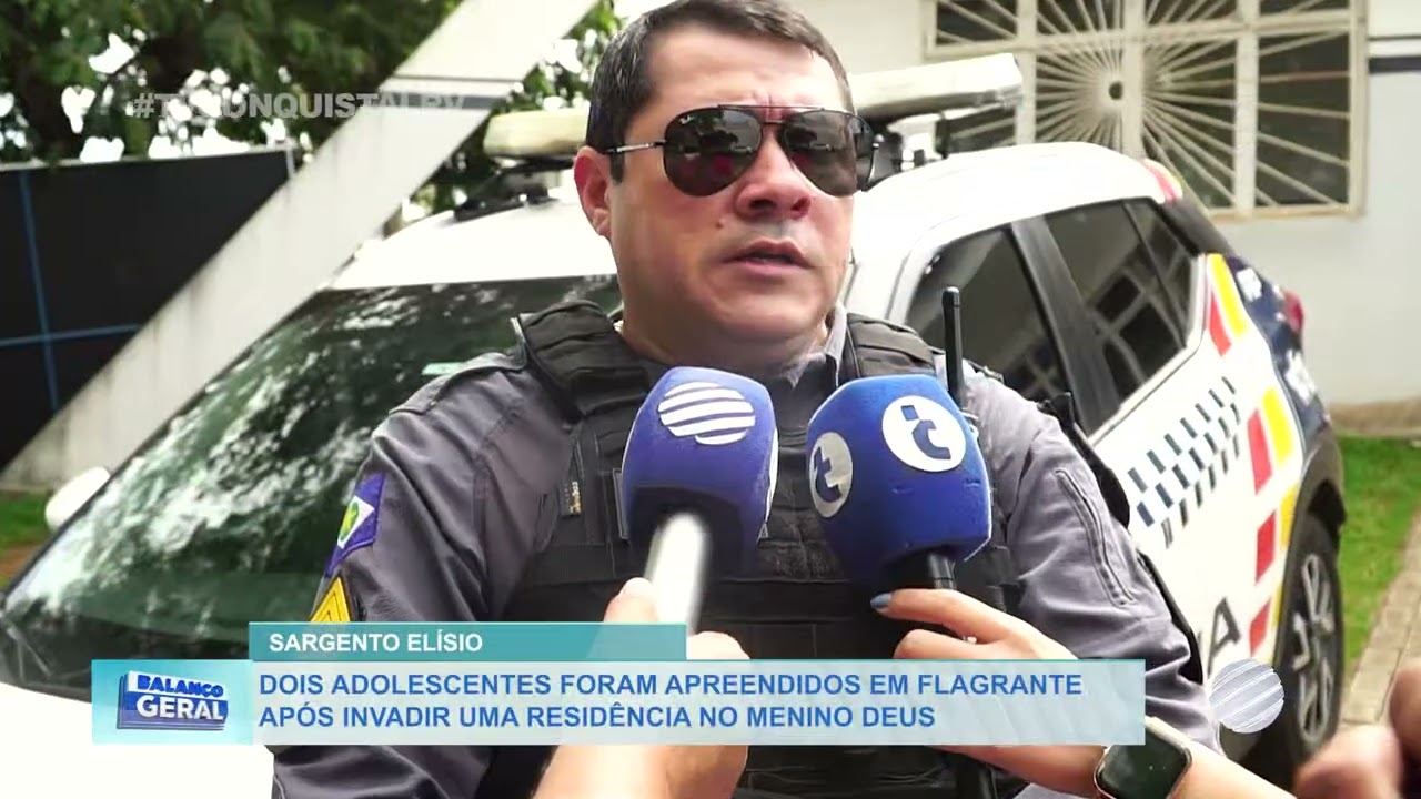 Adolescentes são levados à delegacia após invadirem casa no bairro Menino Deus | Lucas do Rio Verde