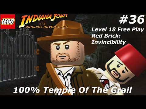 Lego Indiana Jones 100% Walkthrough Part 36 No Commentary 100% Temple Of The Grail