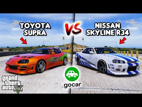 GOCAR MOBIL SUPRA DAN SKYLINE - GTA 5 ROLEPLAY