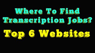 Best Online Audio Transcription Jobs That Pay Well In 2019 | Best Online Transcription websites