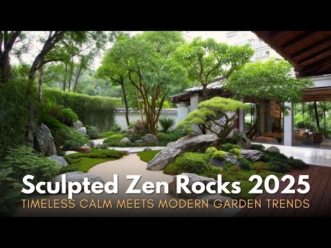 Zen Garden Design Trends 2025 Sculpted Rocks & Serene Landscapes