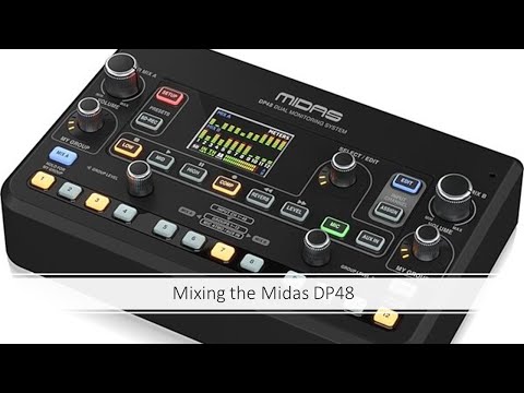 Mixing the Midas DP48 Personal Mixer @TipsToFix