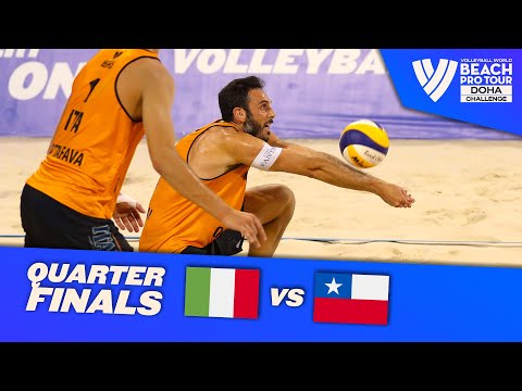 Nicolai/Cottafava vs. Grimalt M./Grimalt E. - Quarterfinal Highlights of Doha 2022 #BeachProTour