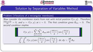 M-21. Two dimensional wave equation