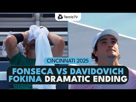 Didn't See That Coming 😳 Joao Fonseca Comes Back Against Ailing Davidovich Fokina | Cincinnati 2025