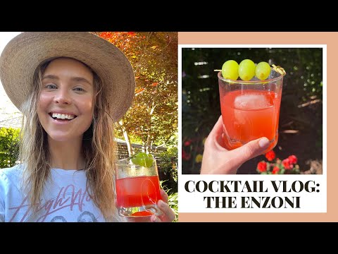 Cocktail Vlog: Making The Enzoni! #kaitskorner