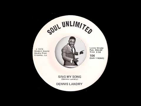 Dennis Landry - Sing My Song [Soul Unlimited] 1974 Modern Soul Funk 45 Video