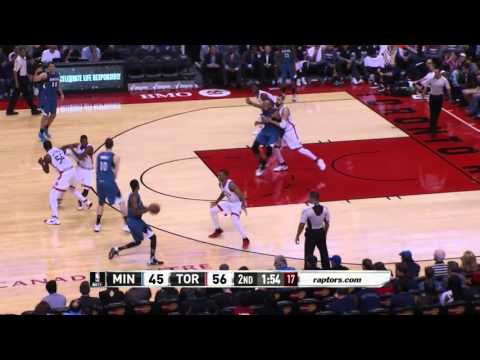 2015-10-12 NBA PS Nemanja Bjelica vs Toronto