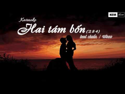 [KARAOKE] HAI TÁM BỐN (284) | BEAT CHUẨN