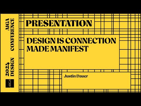 Design is Connection Made Manifest