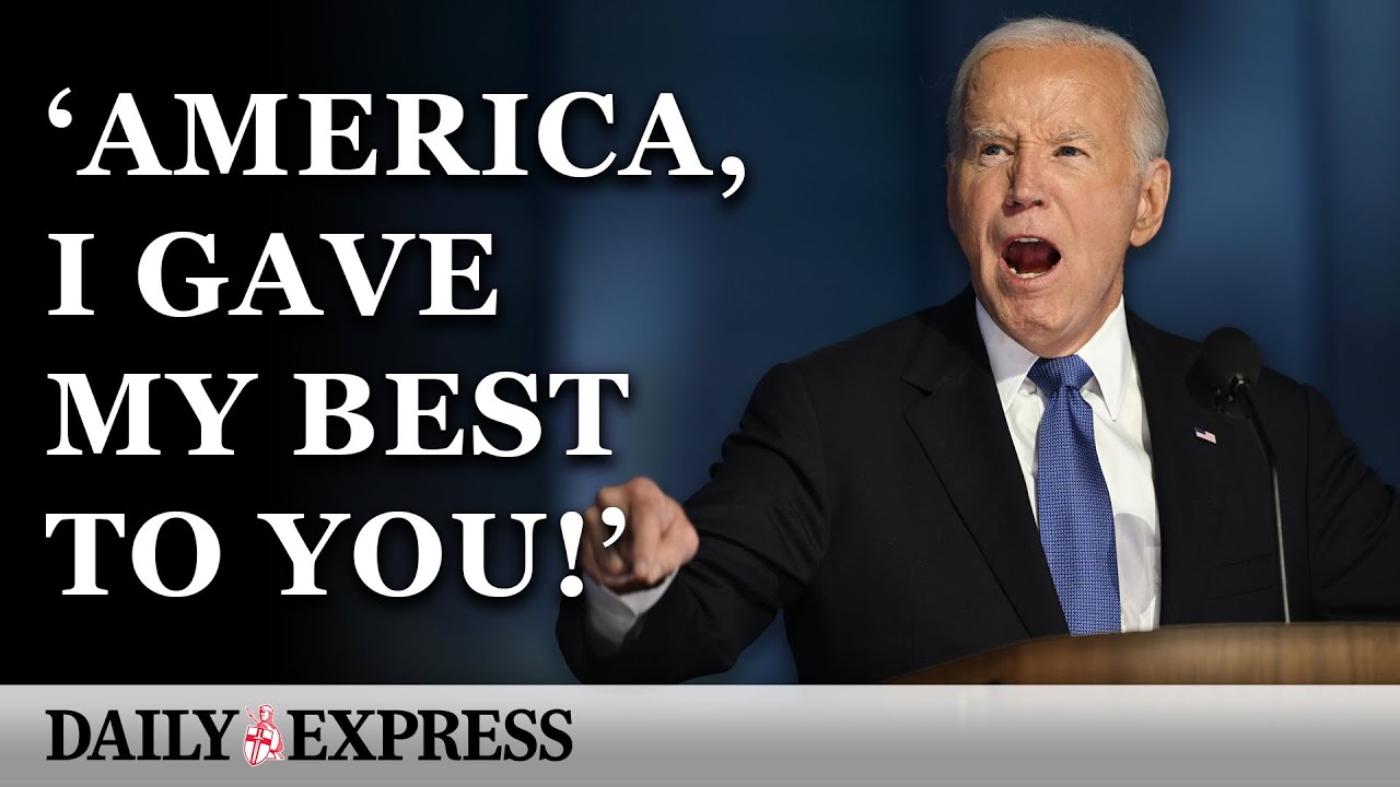 IN FULL: Biden delivers farewell speech at Democratic convention