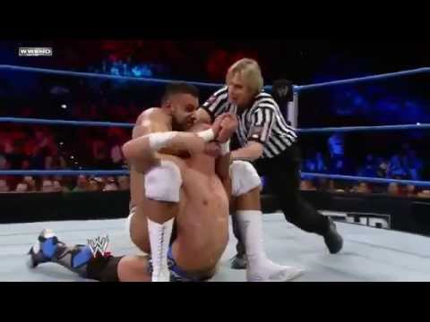WWE Superstars 1/26/2012 Jinder Mahal vs Tyson Kidd Full Match (HQ)