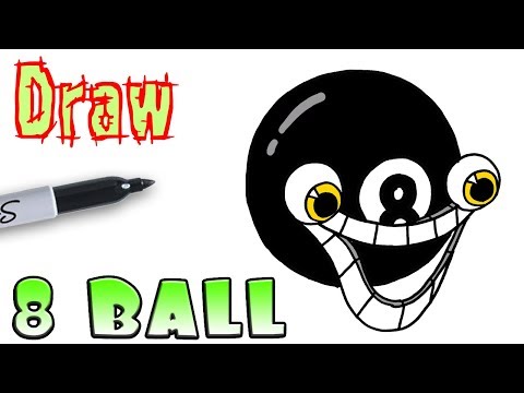 How to Draw 8 Ball Boss | Cuphead
