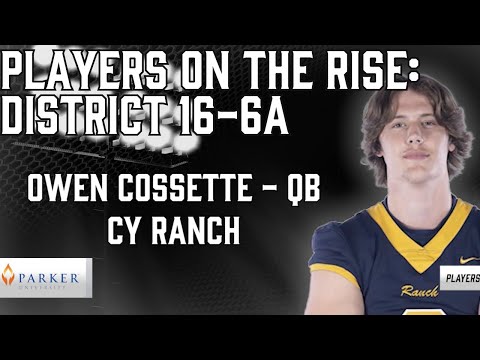 Players on the Rise - District 16-6A