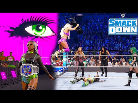WWE 2K22 Liv Morgan Updated GFX Trons Mod ft. Charlotte Flair Return! (WWE Smackdown 2022)