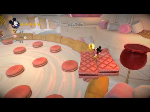 Castle of Illusion Starring Mickey Mouse 100% Walkthrough P.7 - The Library - Act 1