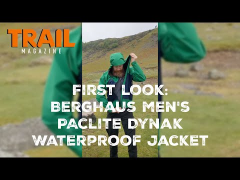Jaqueta impermeável masculina Paclite Dynak da Berghaus | Primeiro olhar