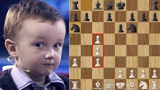 3 Year Old Chess Prodigy Misha vs Anatoly Karpov