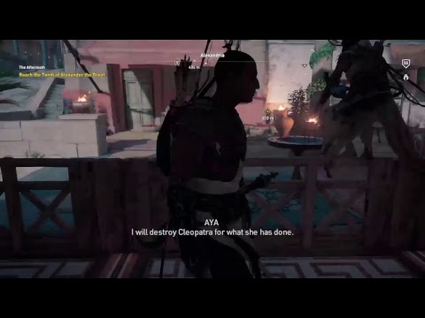 AC origins maxed lvl Pt86 Cleopatra Enthroned