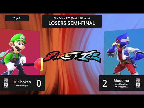 Shoken (Luigi) vs Mudomo (Falco) -  Losers Semi-Final  - Fire & Ice #26