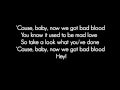 Taylor Swift-Bad Blood ft. Kendrick Lamar (Lyrics)