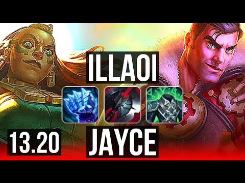 ILLAOI vs JAYCE (TOP) | Comeback, 1.2M mastery, 300+ games | EUW Master | 13.20