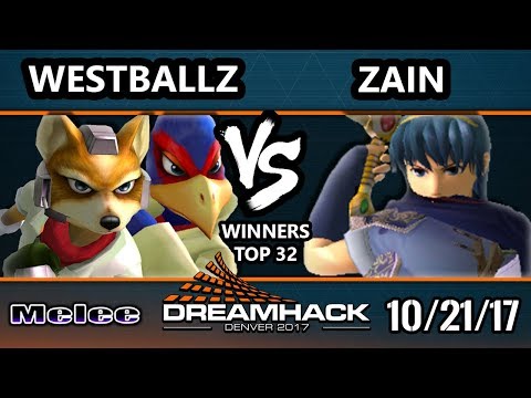DHDEN17 Melee - G2 | Westballz (Falco, Fox) Vs. Zain (Marth) - SSBM Singles WT32