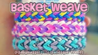 Rainbow Loom Tutorial: Basket Weave Bracelet with One Loom