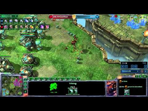 SeKo Starcraft - MMA vs GosWser Game 2 - Famous Multi Drops - Pro SC2 HOTS Replays