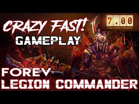 FoREv Legion Commander Crazy fast 26Min Lvl25  DOTA 2 PATCH 7.00   HIGHLIGHTS