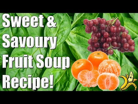 Sweet n Savoury Fruit Soup! Raw and Vegan!