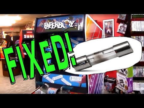 Atari PAPERBOY Arcade game FIXED with a 25 cent FUSE!