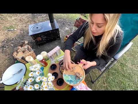 🌲🪵🌲 TWO DIFFERENT WARM CARAVAN CAMPING EXPERIENCES AT -1 DEGREE CELSIUS