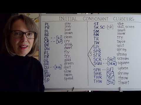 INITIAL CONSONANT CLUSTERS