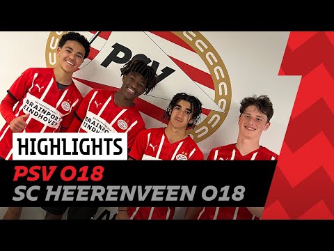 Lots of goals 🤤 | HIGHLIGHTS PSV O18 - sc Heerenveen O18