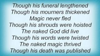 Leonard Cohen - God Is Alive, Magic Is Afoot Lyrics