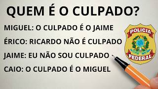 ESSE CRIME FOI RESOLVIDO COM LÓGICA