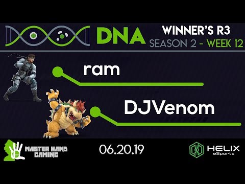 DNA 2.12 - ram (Snake) Vs. DJVenom (Bowser) - Winner's R3