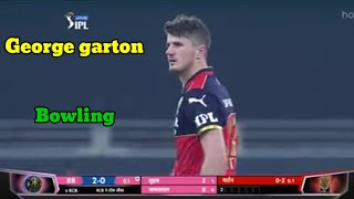 george garton bowling video today match / ipl 2021 rcb vs rr rcb new bowler George garton bowling